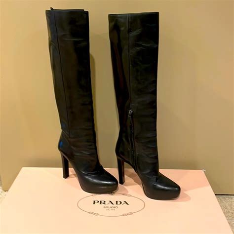 prada calzature donna boots|official Prada shoes website.